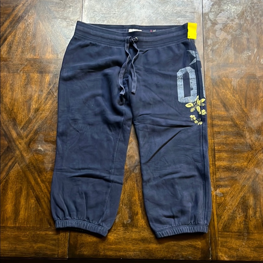 Aerie Blue Sweatpants with Relaxed Fit and Drawstring Waist
